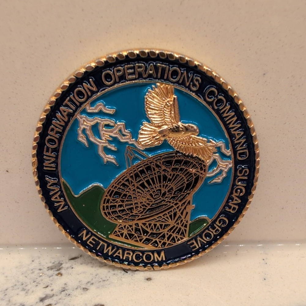 Navy Information Operations‎ Command Sugar Grove Netwarcom Challenge Coin